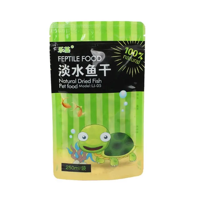 

250ml/bag Fish Tank Freshwater Dried Fishes Turtle Feed Water Turtles Brazilian Tortoise Pet Food Calcium Supplement