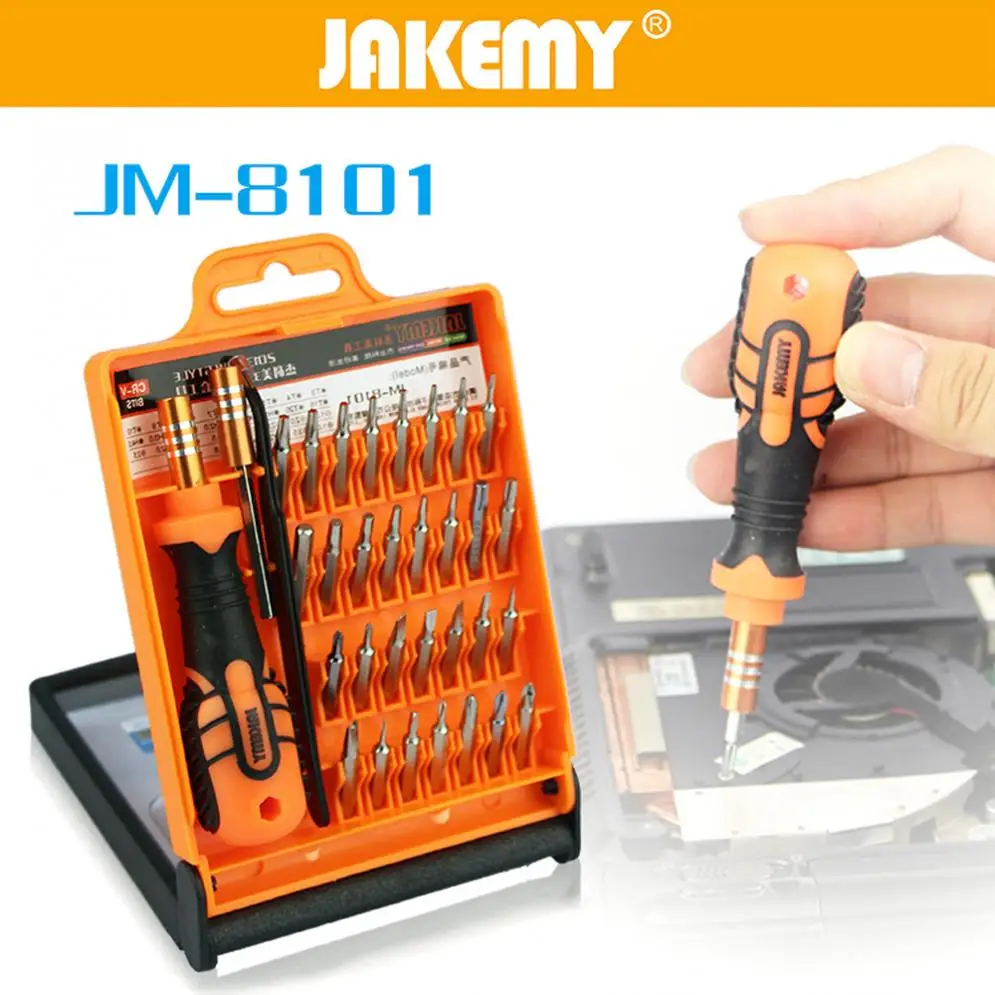 

Precision 33 in 1 Disassemble Screwdriver Set Household Tools for Laptop Phone JAKEMY JM-8101