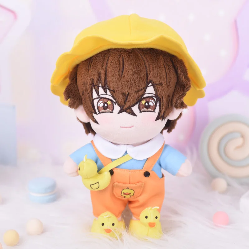 

Bungo Stray Dogs Anime Dazai Osamu Plush Doll Stuffed Toy Dolls Change Clothings Pillow Cushion Props Xmas Birthday Gifts New