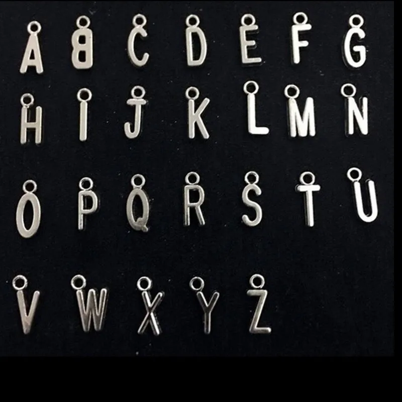 Брелок для пар с гравировкой в виде букв и A-Z на заказ брелок из нержавеющей стали