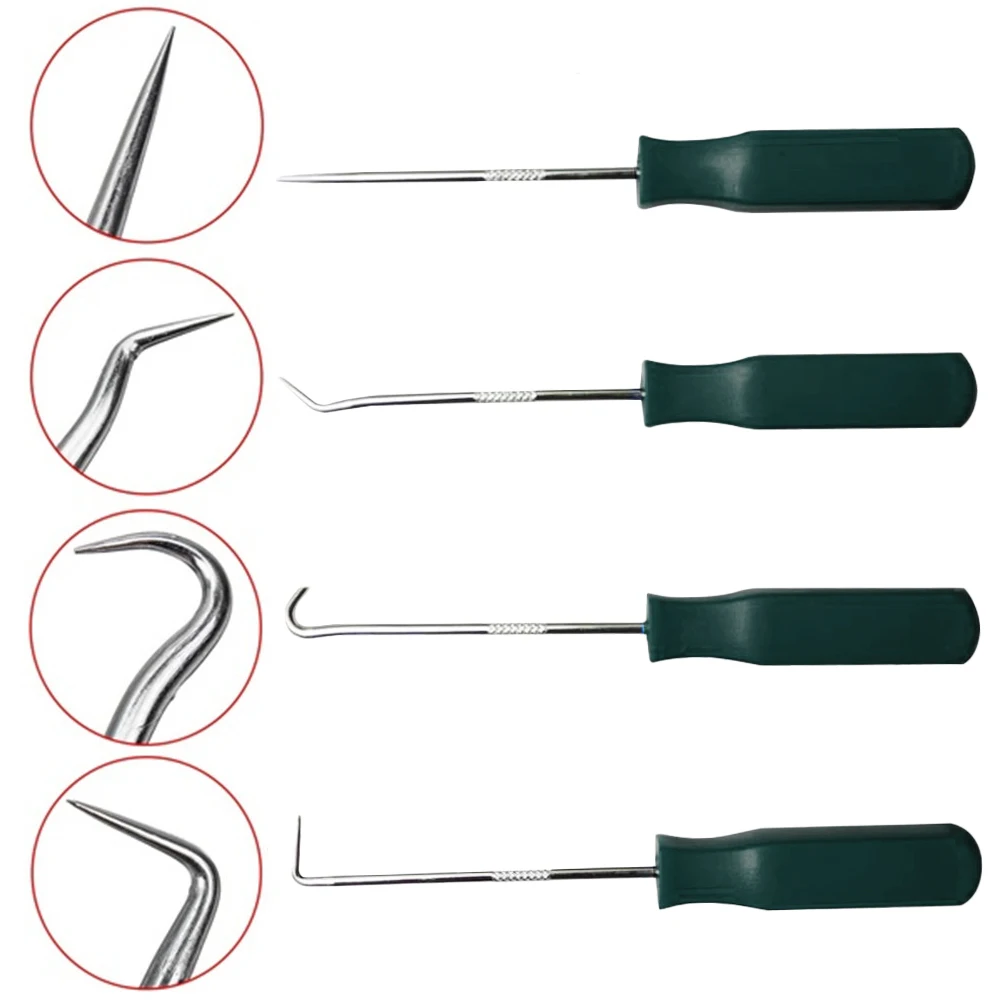 

Hot 4Pcs/set Car Pick and Hook Oil Seal ORing Seal Screwdrivers Set Car Vehicle Oil Craft Hand Tools CSV DropShipping