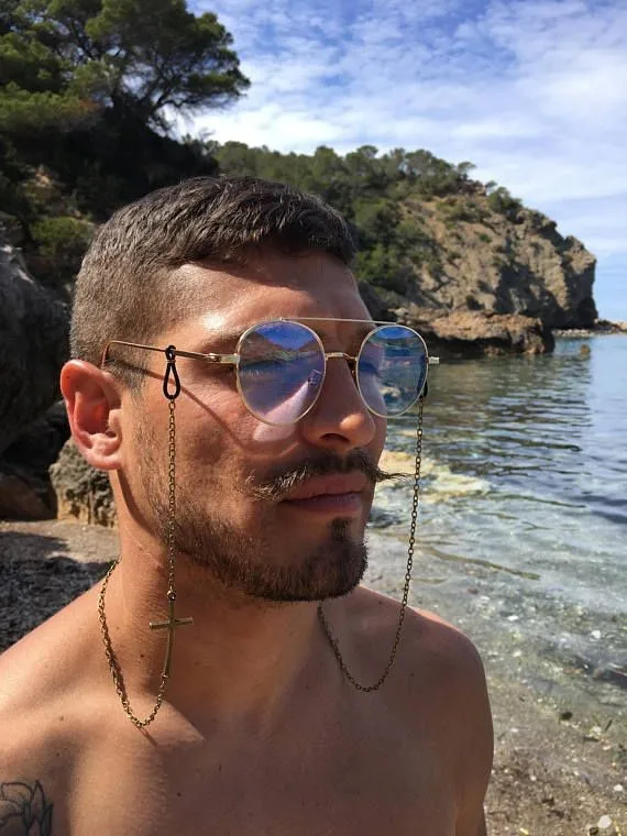 Цепочка для очков мужчин крест веры шнурок модный ремешок шнур солнцезащитных