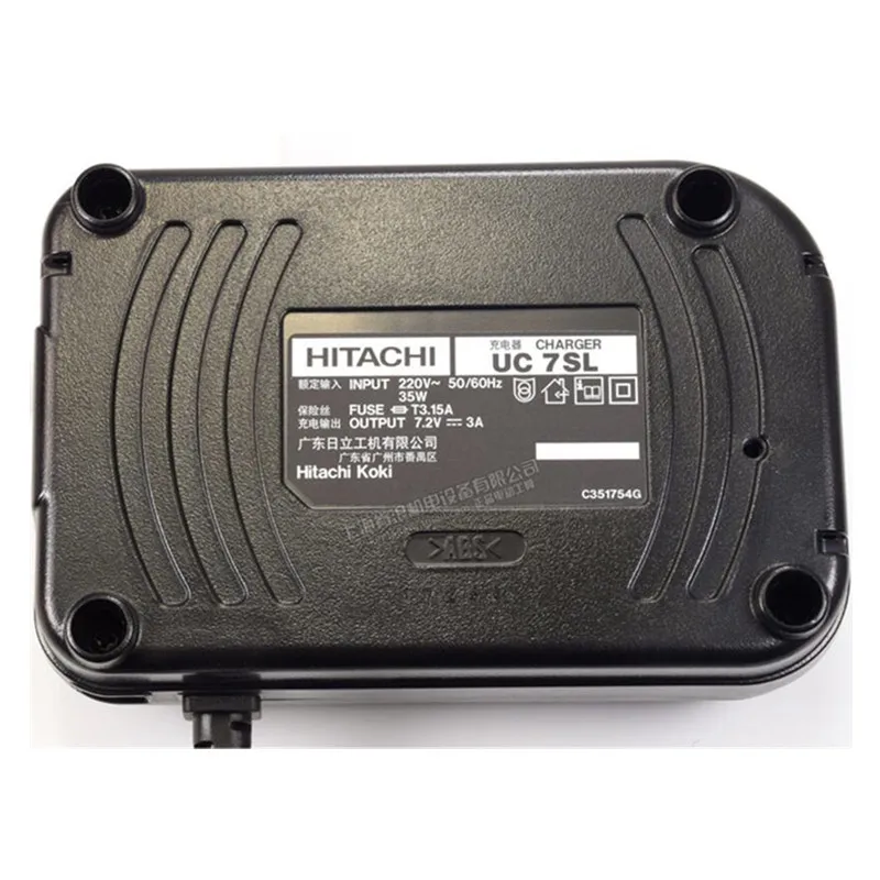 AC 220-240V зарядное устройство для HITACHI 7,2 V BCL715 UC7SL зарядное устройство