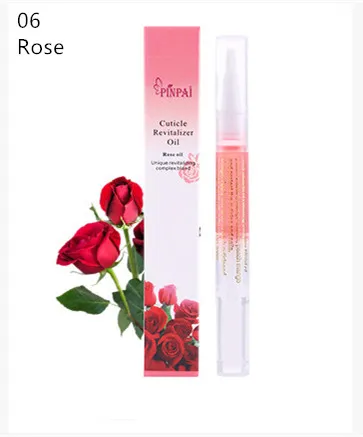 Rose 1 шт., алоэ, питательная масляная ручка для ногтей, лечение кутикулы, восстанавливающее масло, предотвращающее появление Agnail, маникюрные инструменты для ухода за ногтями, Прямая поставка - Цвет: Rose