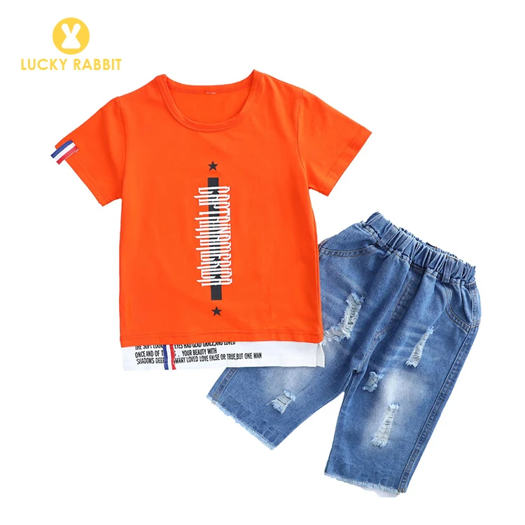 Летняя одежда для мальчиков короткая стильная модная повседневная крутая из