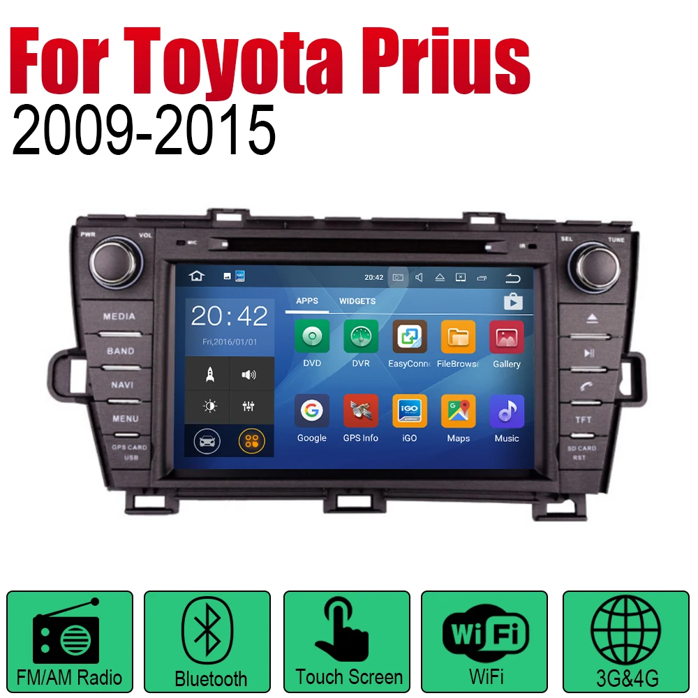 Автомобильный DVD плеер GPS навигация для Toyota Prius 2009 2010 2011 2012 2013 2014 2015 Автомобильная