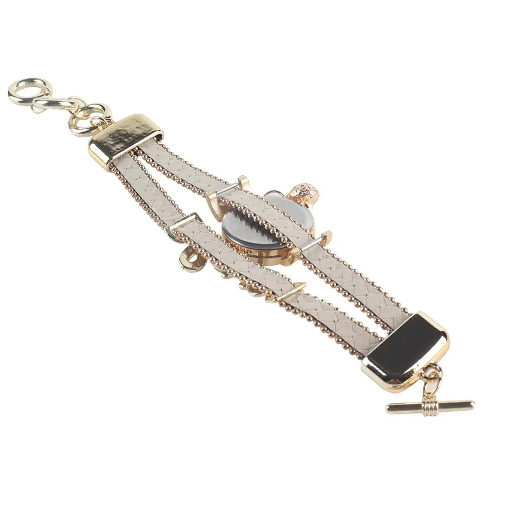 FD082 женские модные повседневные кварцевые наручные часы Стразы часы-браслет