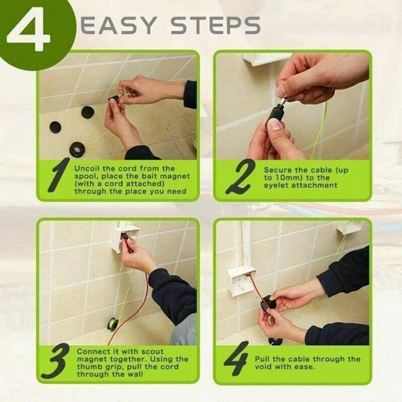 Профессиональный Магнитный съемник для проводов магнитный устройство бега