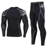 motorcycle jacket moto quick dry breather base layer suit motorbike compression sport running set tight long sleeve top pants
