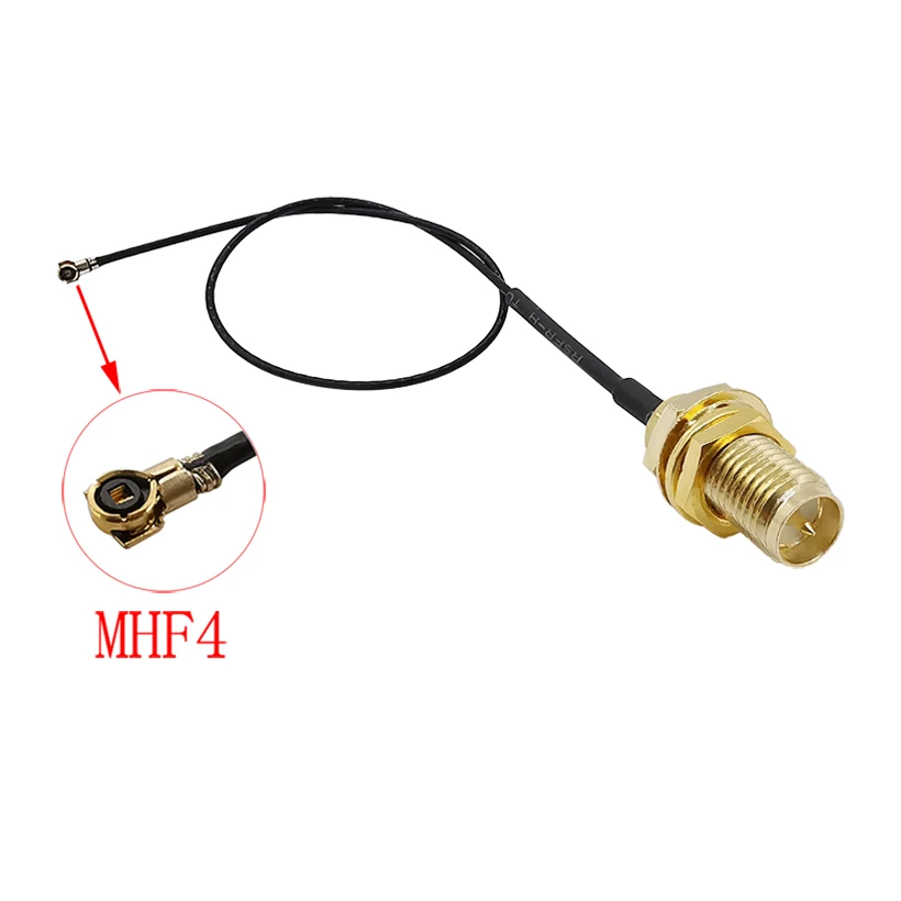 1 шт. RP SMA Гнездовой разъем для MHF4 IPX IPEX U.FL RF Pigtail 0 81 кабельный мини PCI мм карты Intel WIFI