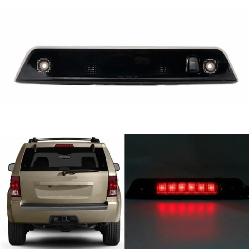 

Rear Third 3Rd Brake LED Light High Mount Stop Light Reverse Brake Light for Jeep Grand Cherokee 2005-2010 (Smoke)