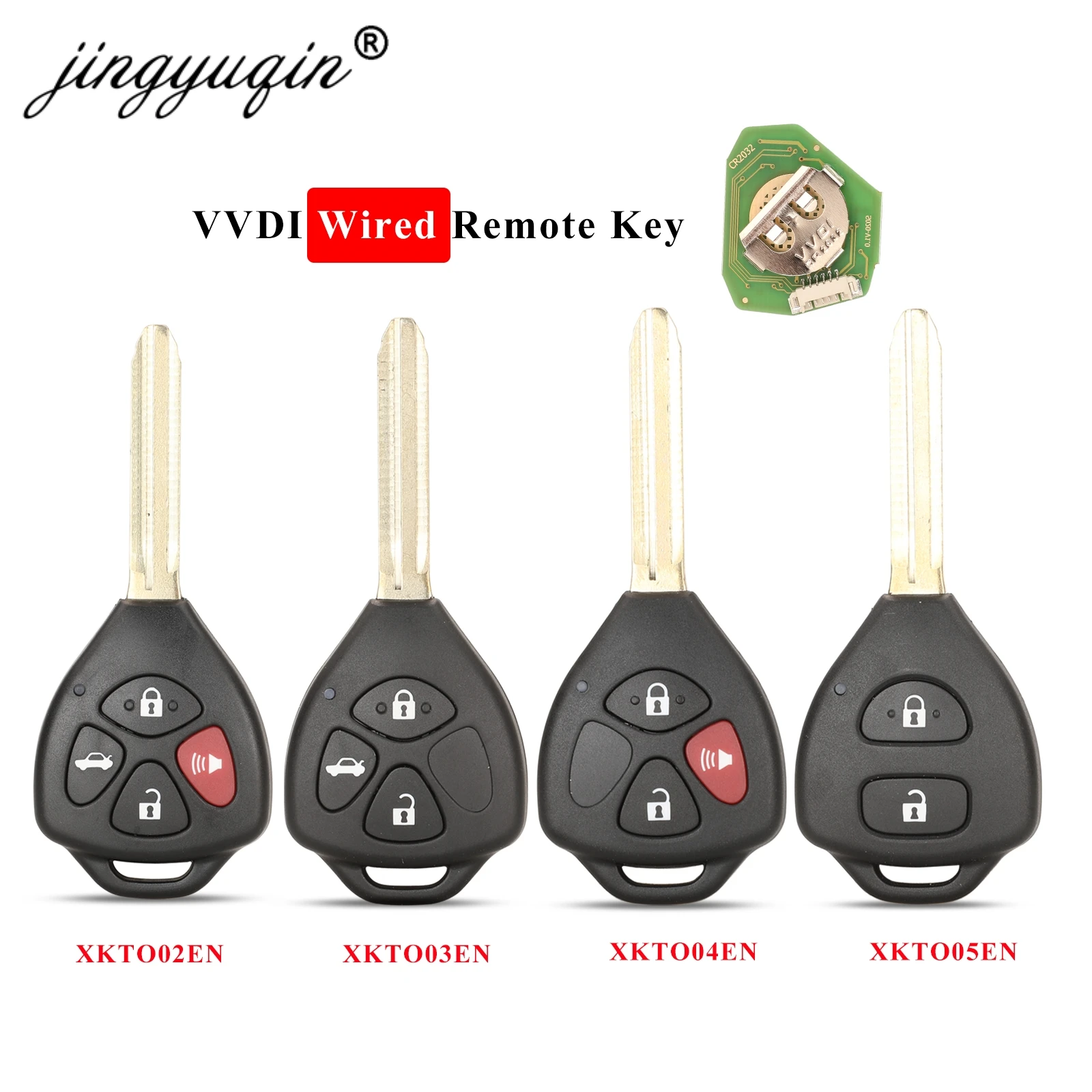 Key Xkto02en Xkto03en Xkto04en Xkto05en For Toyota Style Fla