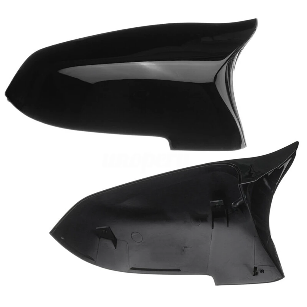 Exterior Rearview Mirror Cover Black Wing For BMW F10 F11 2014-2017 Accessories ABS | & Covers
