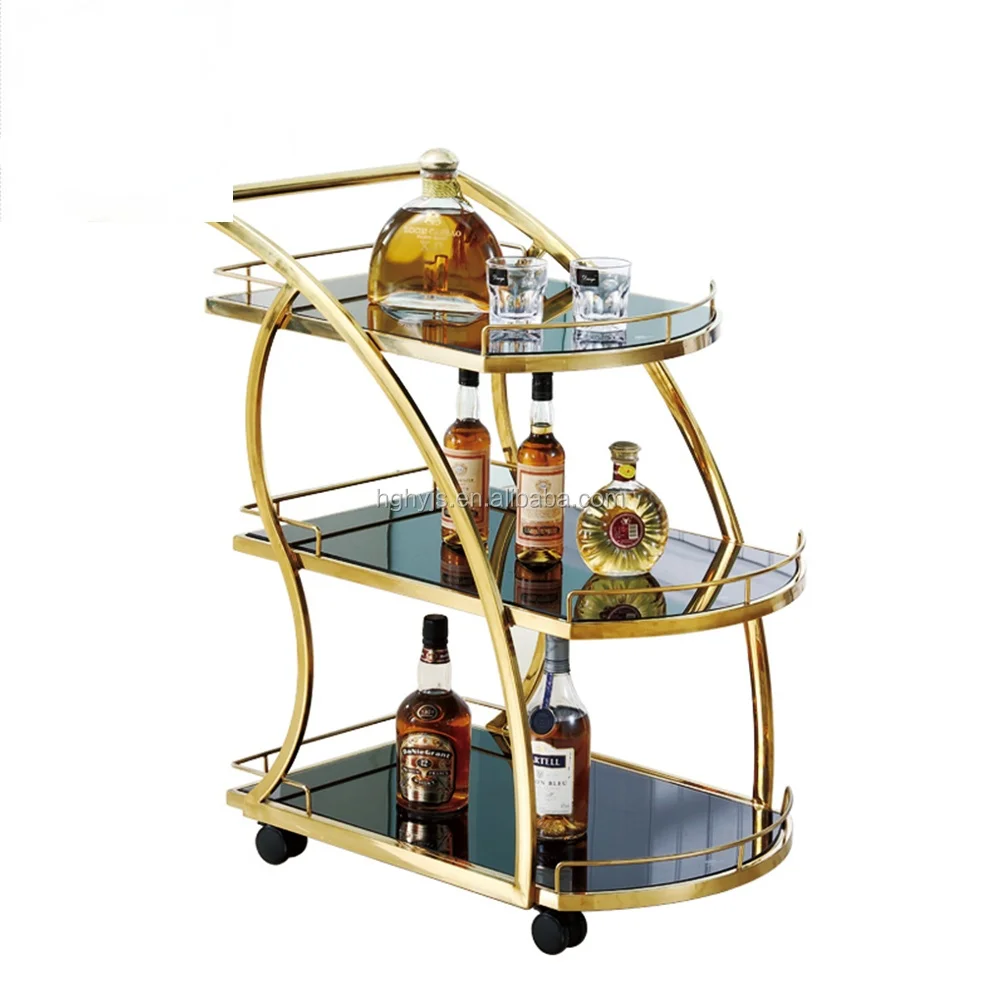 

Hotel Stainless Steel Dining Cart Food Service Trolleys