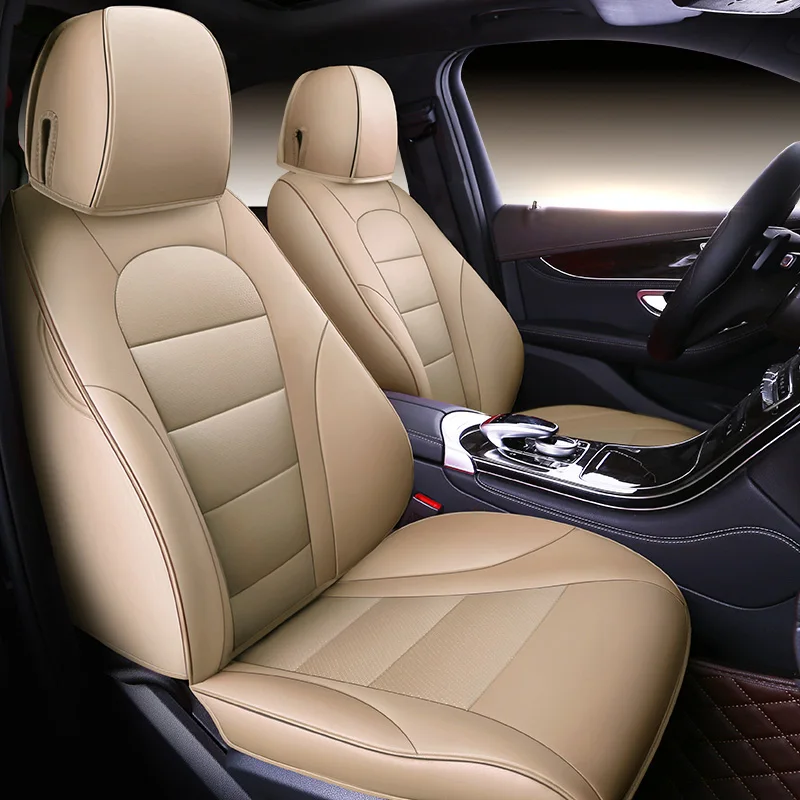 Custom Cowhide Car seat cover For 7 Mercedes Benz GLS GL 350 350d 400 450 500 550 Viano R Class auto accessories styling | Автомобили и