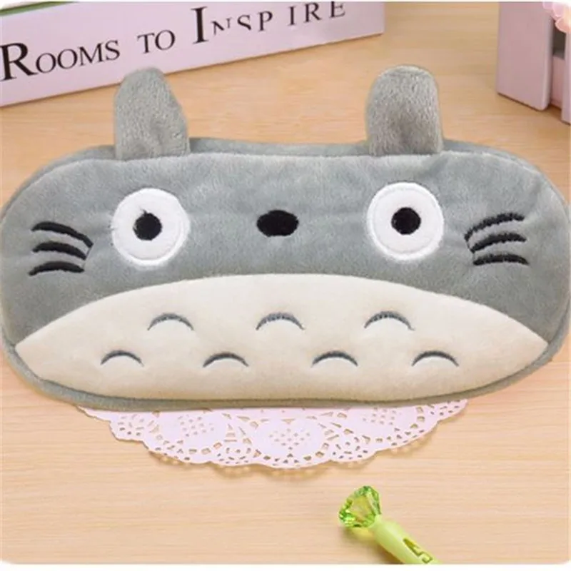 Модный мультяшный бархатный кошелек Totoro чехол для карандашей плюшевый сумка