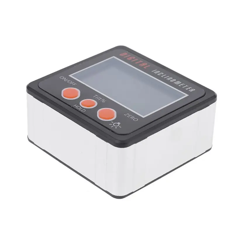 Inclinómetro Digital electrónico, transportador con carcasa de aleación de aluminio, caja cónica, medidor de ángulo, herramienta de medición