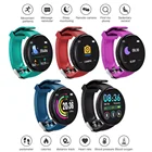 Умные часы D18S для мужчин и женщин, фитнес-трекер, измерение артериального давления, пульсометр, шагомер, модные спортивные Смарт-часы для IOS, Android