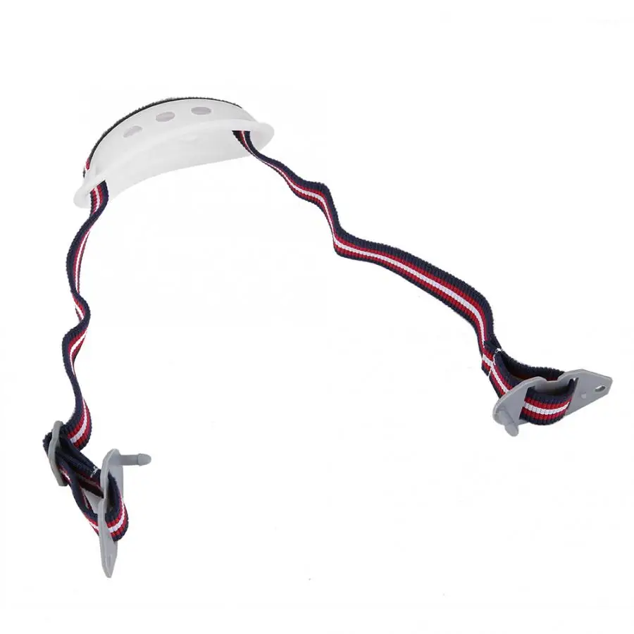 Защитный шлем белая Защитная шапка ремешок для подбородка Съемная стропа |