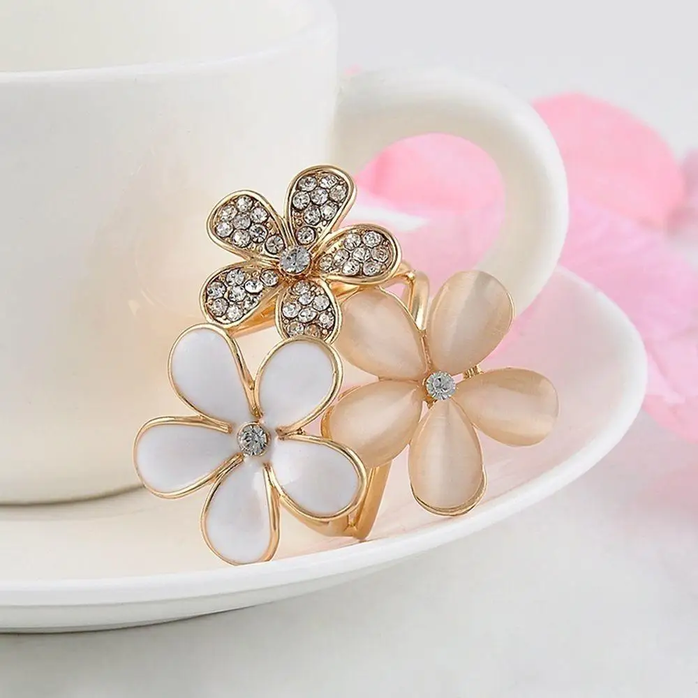 Классическая модная женская брошь зажим LNRRABC в виде цветка с кристаллами круглая
