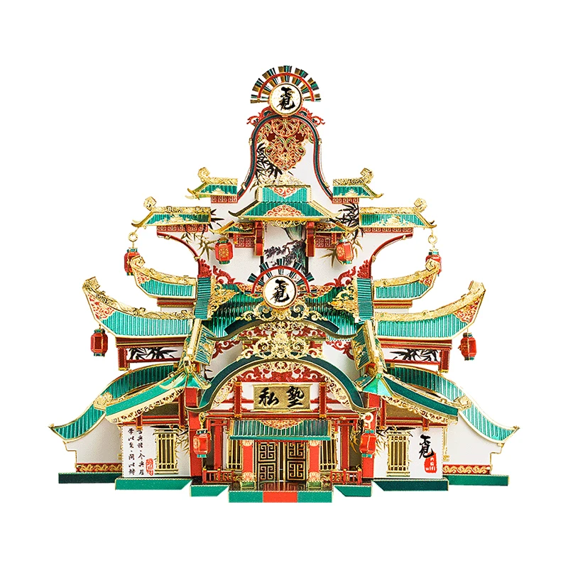 

3D 3D private school stage metal assembly model of cool Datang Street