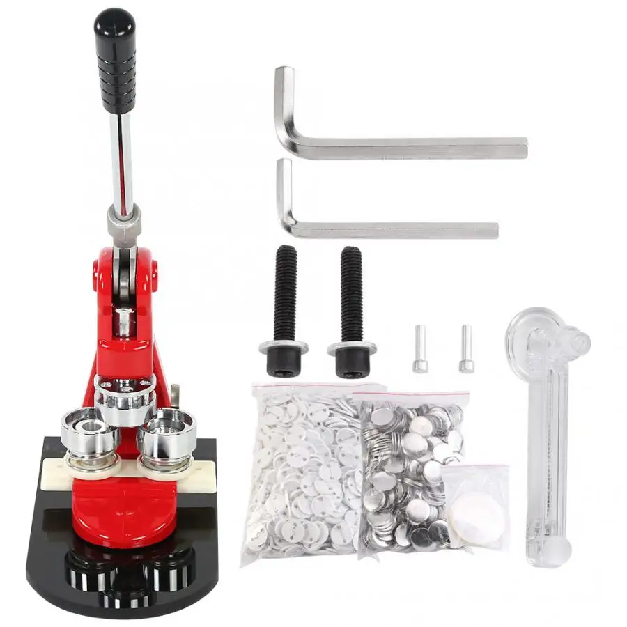 32 мм машина для изготовления значков пресс резак + 1000 круглая кнопка