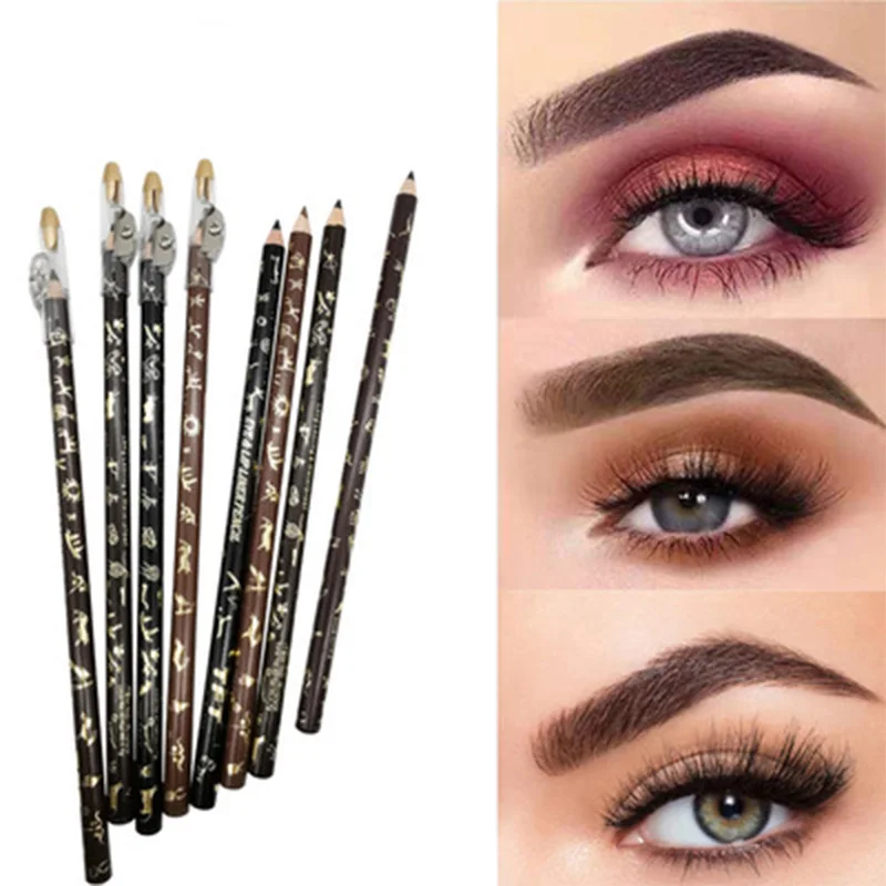 

1 Pcs Waterproof Long-lasting Excellence Eyebrow Eyeliner Pencil Eye Makeup Beauty Tools Brown/Black with Sharpener Lid New