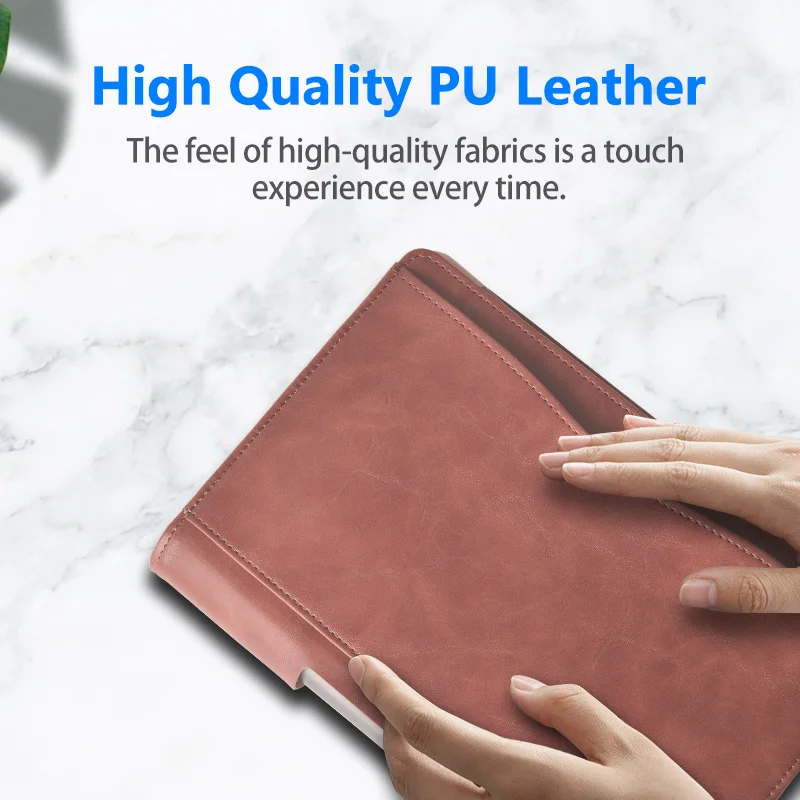 Кожаный чехол для планшета Lenovo Yoga Smart Tab 5 YT-X705F Premium Tablet Cover 10.1 YT-X705M/L/X с держателем на руку Funda on.