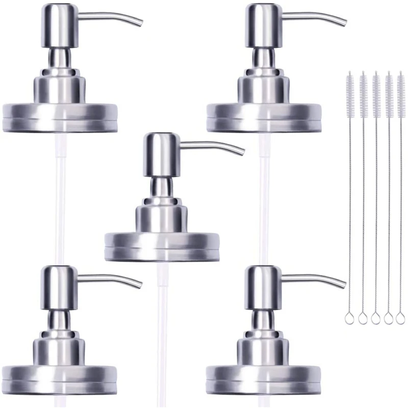 

Soap Pump and Lotion Dispenser Lid,Proof Soap and Lotion Dispenser Pump for Mason Jars or DIY Lotion Dispenser (No Jars)