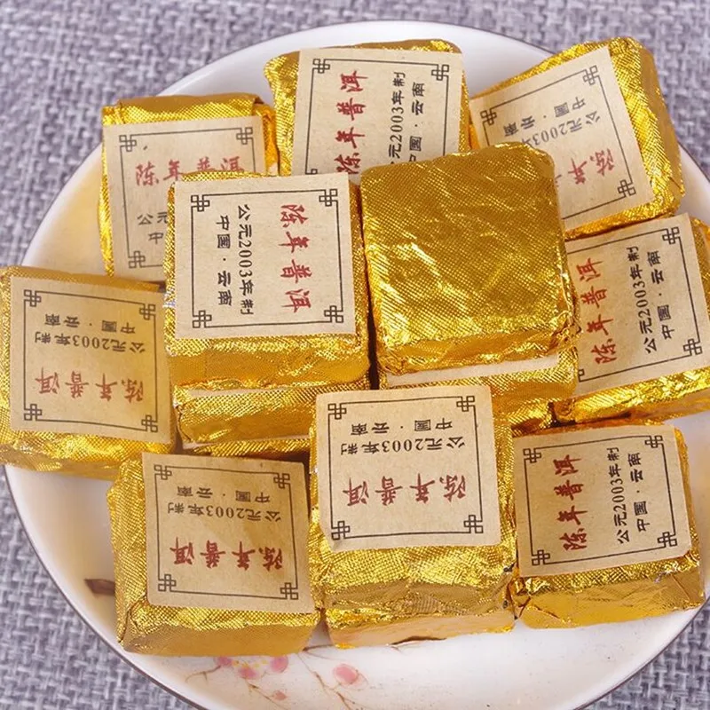 

The Oldest Pu'er Tea Made in 2003 Chinese Yunnan Old Ripe Pu'er 250g China Tea Health Care Pu'er Tea Brick For Weight Lose Tea