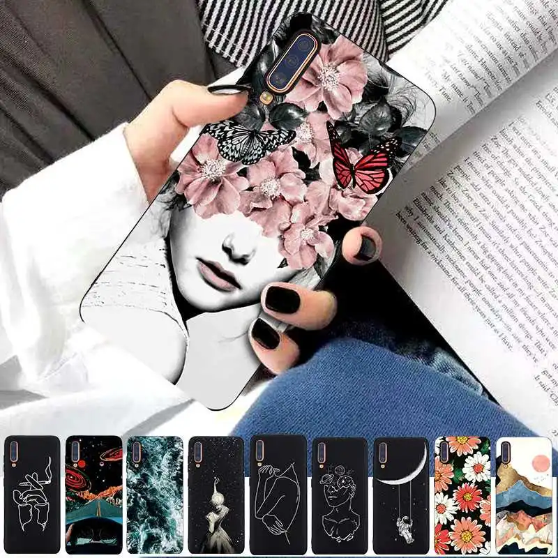 Fashion YJ Pattern Soft TPU 6.7&quotFor Samsung Galaxy A70 Case For Cell Phone Cover |