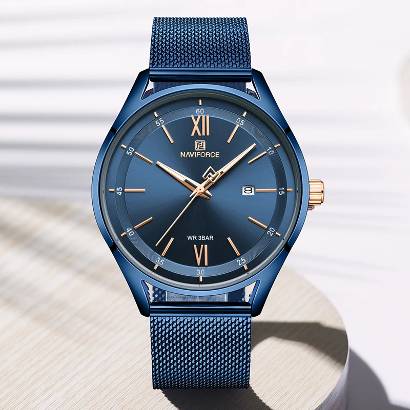 NAVIFORCE модные парные часы Роскошные мужские кварцевые наручные женские для мужчин