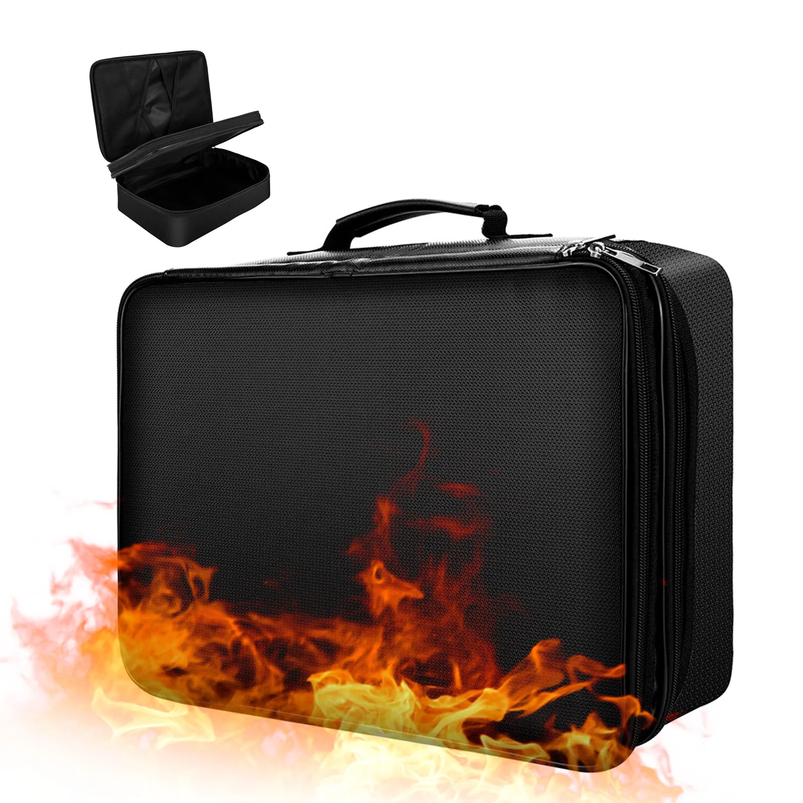 

Fireproof Document Bags, Waterproof and Fireproof Bag with Fireproof Zipper for iPad, Money, Jewelry, Passport, Document Stora