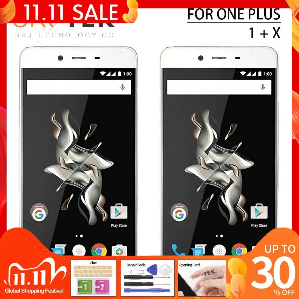 100% Протестировано для Oneplus X E1003 ЖК-дисплей сенсорный экран дигитайзер панель