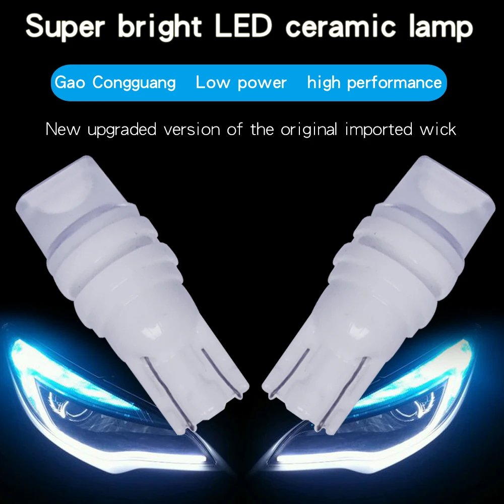 2 шт. W5W 194 лампочка T10 LED Canbus лампа 2835 3SMD автомобильные аксессуары зазор лампы для
