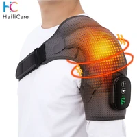 heat therapy shoulder brace heating shoulder massage brace support adjustable shoulder led health care heating belt heating pad