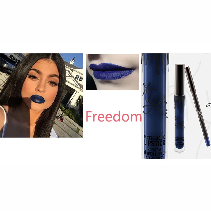 Freedom Kyliejenner Алмазный молочный блеск для губ 5 цветов матовый и блестящий блеск для губ стойкий водостойкий жидкая помада без этикеток - Цвет: Freedom