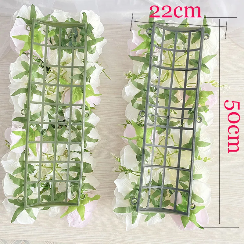 

luxury wedding Road cited flowers rose peony hydrangea mix DIY arched door Flower Row Window T station wedding decoration