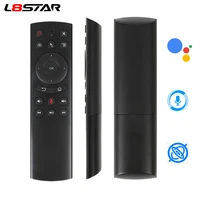 g20 air mouse gyrocope smart google voice sensing 2 4g ir learning rf universal remote control for mini pc android tv box hk1