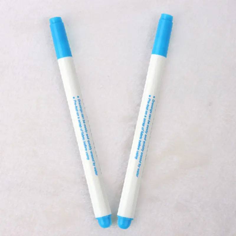 Ручка для мытья Водорастворимая толстая синяя ручка вышивки крестом стираемые