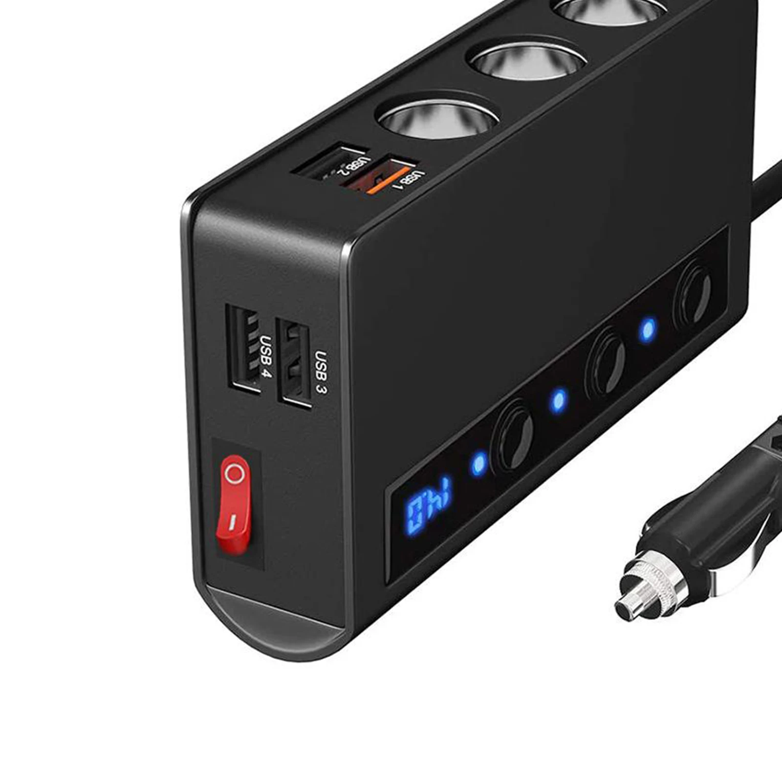 

Адаптер для автомобильного прикуривателя Quick Charge 3,0, 12 В/24 В, 180 Вт, для GPS-видеорегистратора