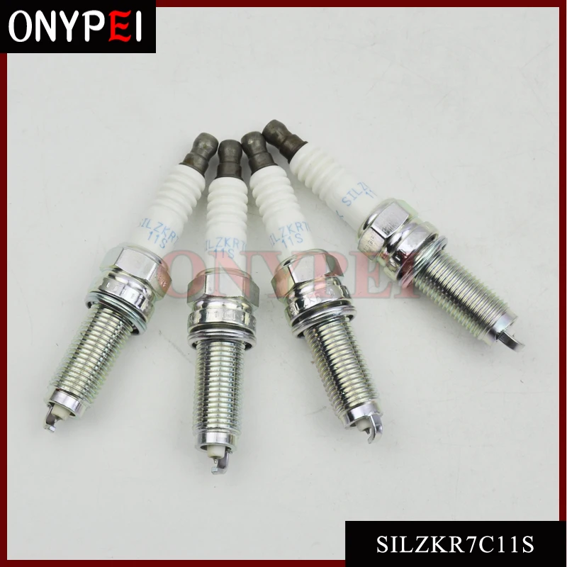 4 шт./лот иридиевая Свеча зажигания 12290 R1A H01 SILZKR7C11S для Honda Accord CU1 CW1 CR V RE5 12290R1AH01 SILZKR7C