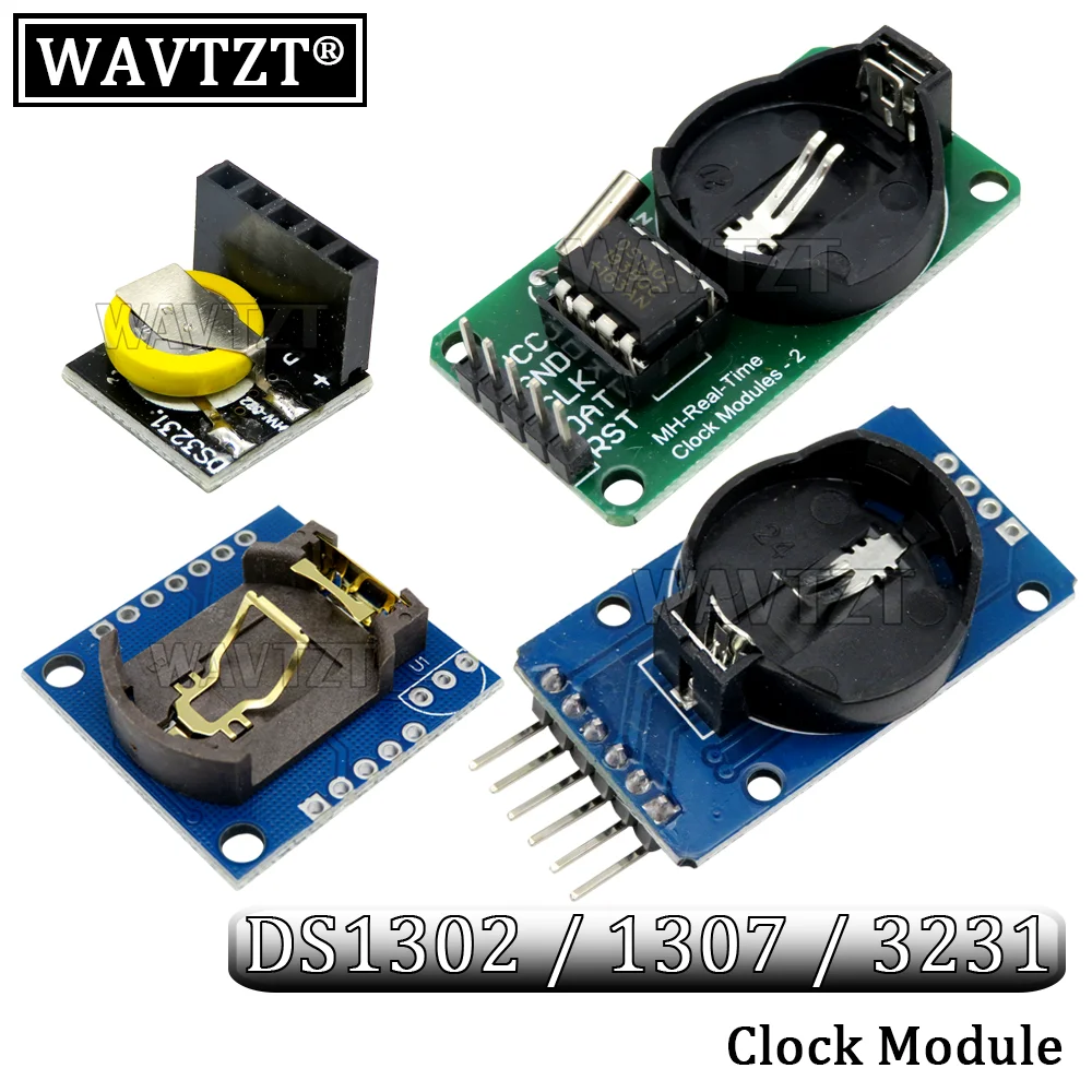 Модуль DS3231 AT24C32 IIC, модуль прецизионных часов DS1302, модуль памяти DS1307, мини-модуль в реальном времени 3,3 В/5 В для Raspberry Pi