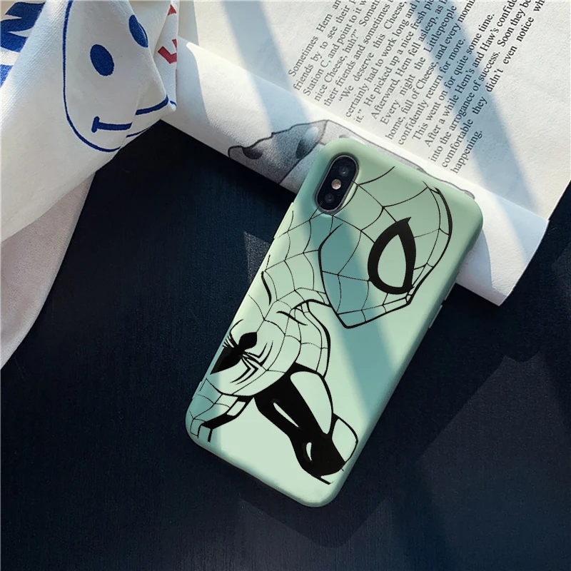 &quotЧеловек-паук&quot Чехол &quotЖелезный человек&quot для iPhone 11 X XR Xs Max 8 7 6 Plus 6S плюс 5S SE