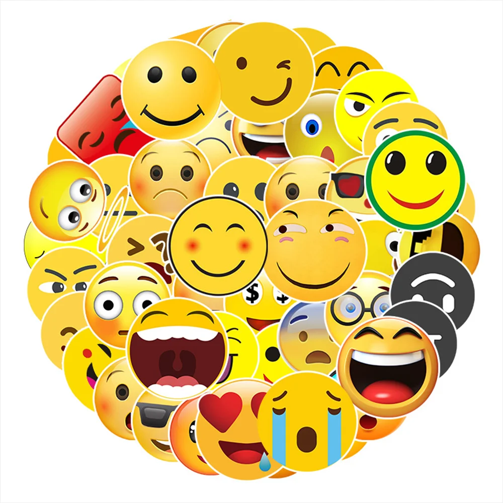 40 шт Чулочные изделия с рисунком улыбающегося лица граффити для ноутбука