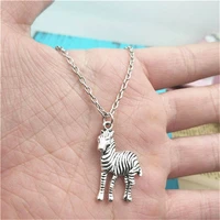 zebra animal charm creative chain necklace women pendants fashion jewelry accessory friend gifts necklace