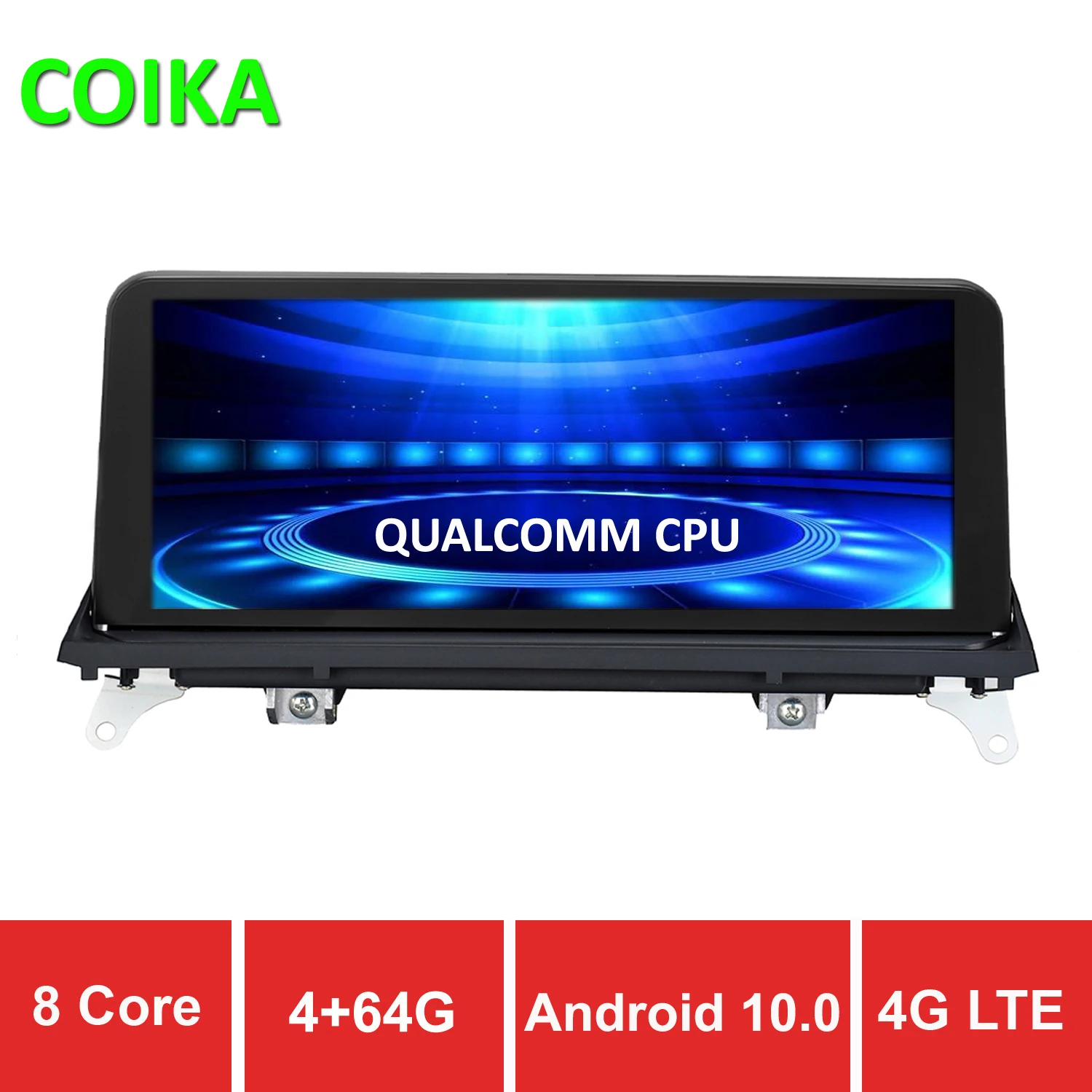 Автомобильный экран COIKA 8 ядер Android 10 0 с 4 + 64 Гб RAM GPS Navi Wi Fi Google|Автомагнитолы| |