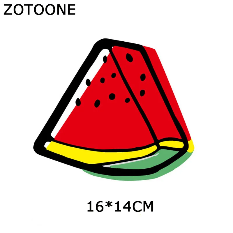 ZOTOONE фруктовые нашивки арбузная наклейка ананас для детей Железный На переноске