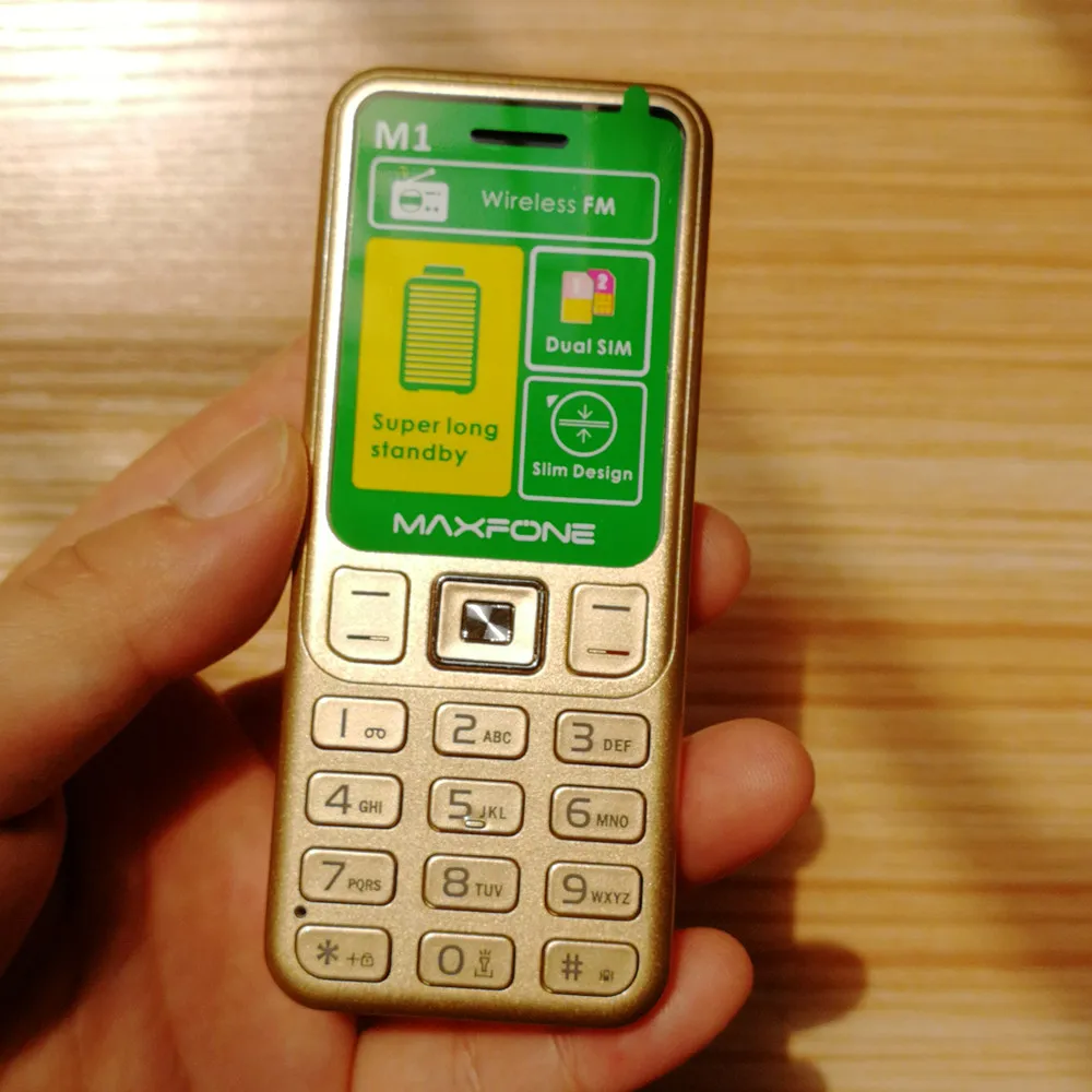 Мини-телефоны Maxfone M1 кнопочные с двумя Sim-картами камерой bluetooth прожектором