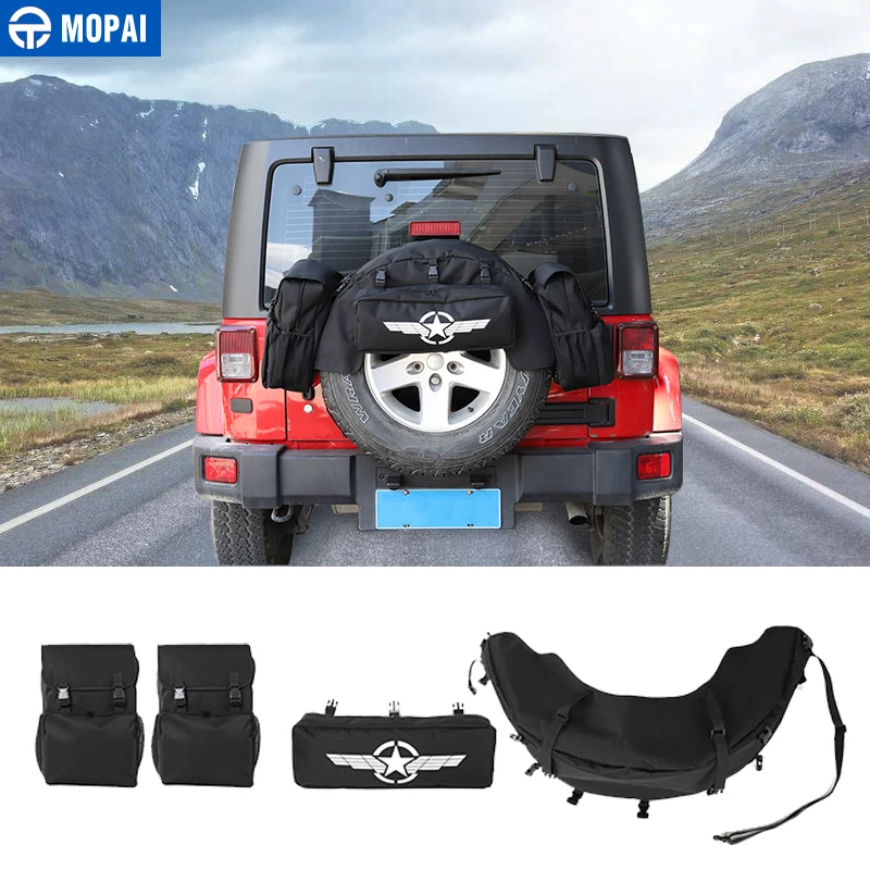 MOPAI Автомобильная задняя запасная сумка для хранения шин набор инструментов